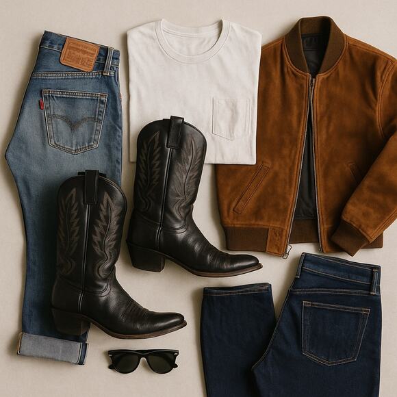 Durango Other - Vintage Durango Black Leather Cowboy Boots | Rugged Fall Wardrobe Staple | EUC